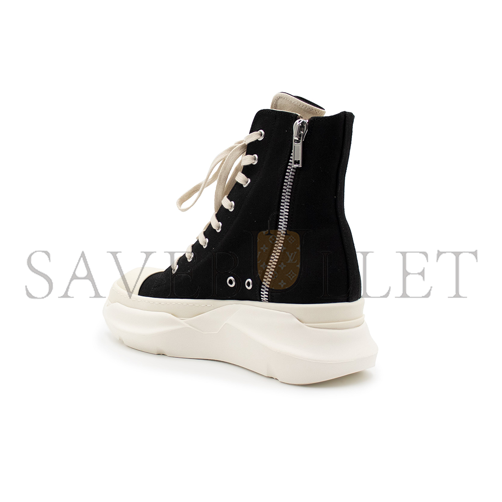 RICK OWENS DRKSHDW DRKSHDW ABSTRACT HI SNEAKER IN BLACK DU21S2840